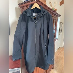 Eddie Bauer womens zip up jacket with hood and pockets, XL